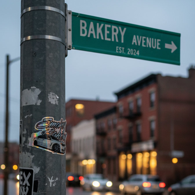 Smokey Bakery Chevy SS Holographic Decal